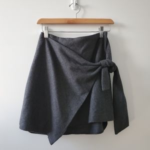 Wilfred Charcoal Grey Wool skirt